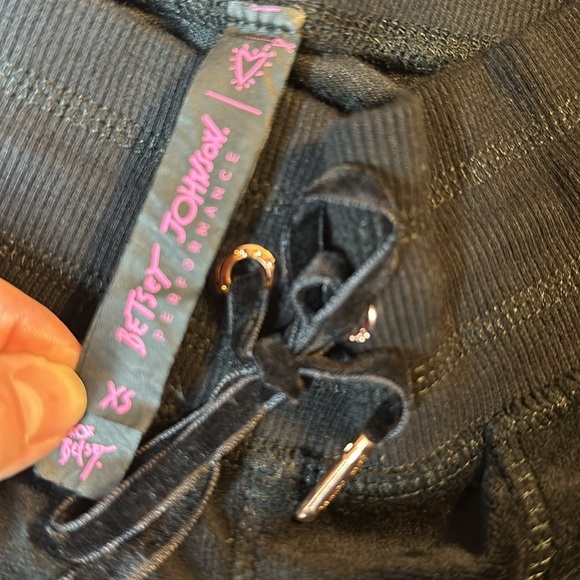 Betsey Johnson Performance Zip Hoodie & Jogger Velour Set - Picture 12 of 13